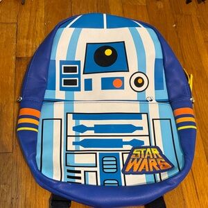 Star Wars R2-D2 Blue and White Kids Backpack